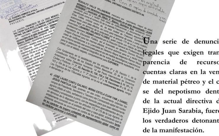 Denuncias exigen transparencia, cuentas claras y fin del Nepotismo Ejidal