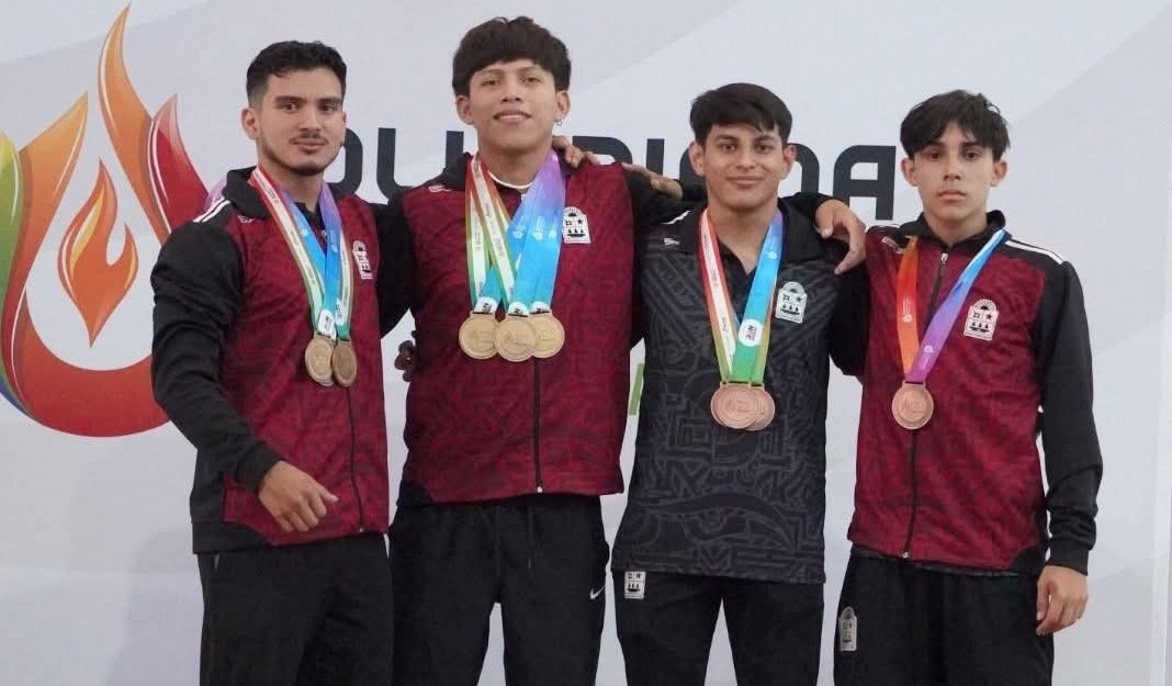 Equipo varonil de Halterofilia arrasa con 13 metales más en la Olimpiada Nacional CONADE