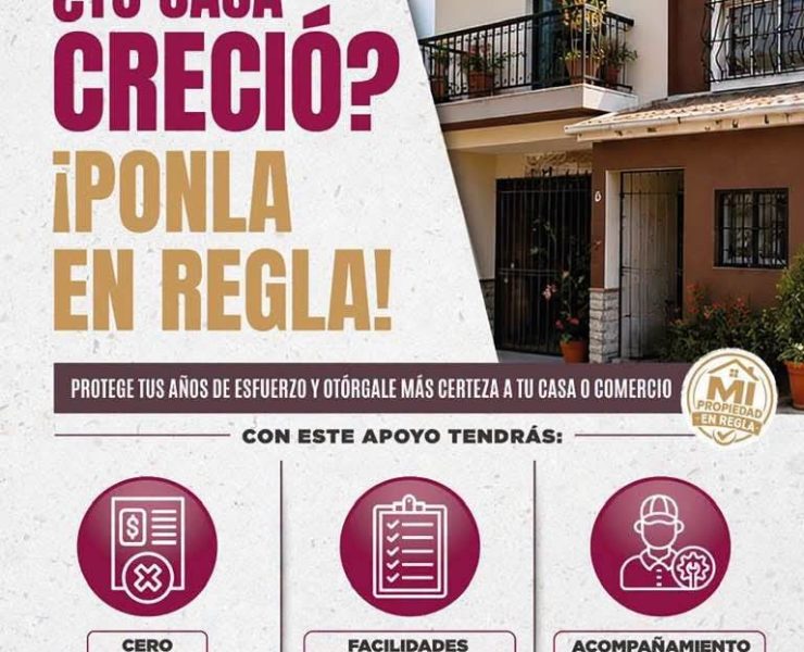 Regulariza tu construcción y protege tu patrimonio con este programa