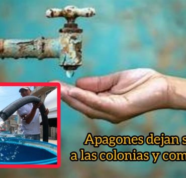 Apagones provocan escasez de Agua en José María Morelos