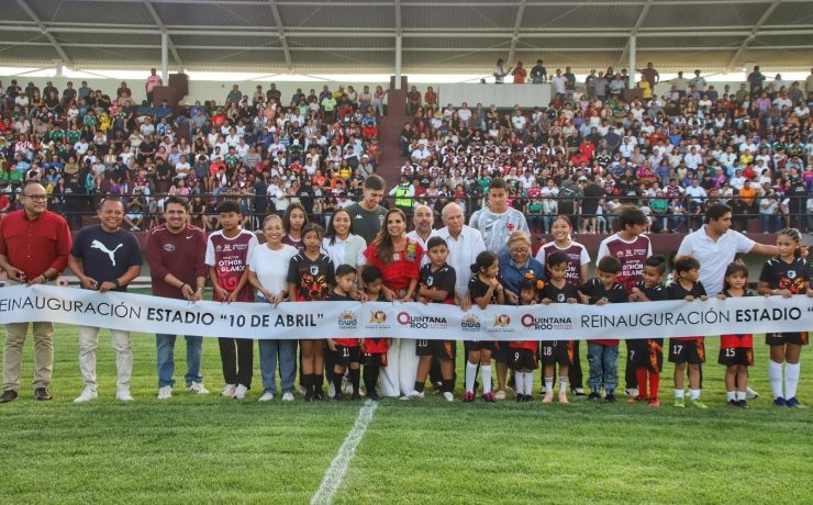 Renace un ícono: Chetumal vibra con el regreso del Estadio 10 de Abril y la pasión por el fútbol