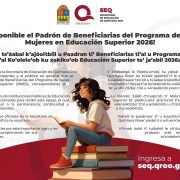 ¡Ya Salieron! SEQ publica resultados de Becas para Mujeres 2026