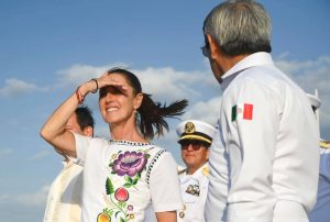 La presidenta Claudia Sheinbaum supervisará el avance de obras prioritarias, entre ellas el Puente Vehicular Nichupté, durante su recorrido por el Caribe Mexicano.