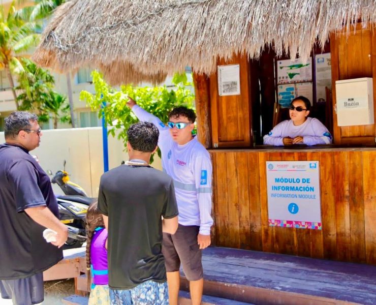 Atención Total: Gobierno de Isla Mujeres refuerza atención turística con módulos de información
