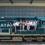 Llegada de las primeras 12 locomotoras impulsa el avance del Tren Maya
