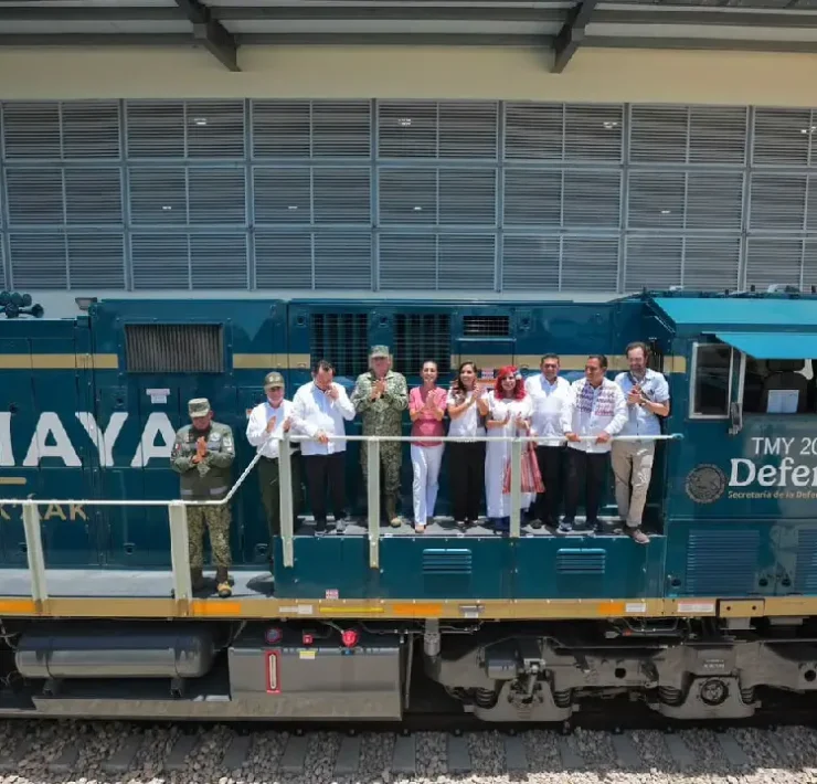 Llegada de las primeras 12 locomotoras impulsa el avance del Tren Maya