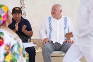 Rafa Marín participó en la inauguración de las actividades del Museo Comunitario de Tepich, donde destacó la importancia de preservar la Memoria histórica del pueblo maya como legado para las nuevas generaciones.