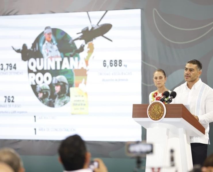 Operativos reducen violencia y fortalecen seguridad en Quintana Roo