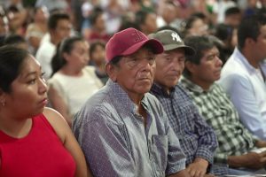 Ante cerca de 2 mil personas, Rafa Marín destacó la importancia de la zona maya y llamó a impulsar un desarrollo con bienestar y justicia social para todas las comunidades de Quintana Roo.
