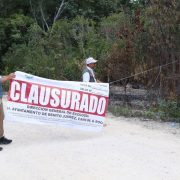 Gobierno de BJ clausura desarrollo irregular mayorales cerca de Huayacán