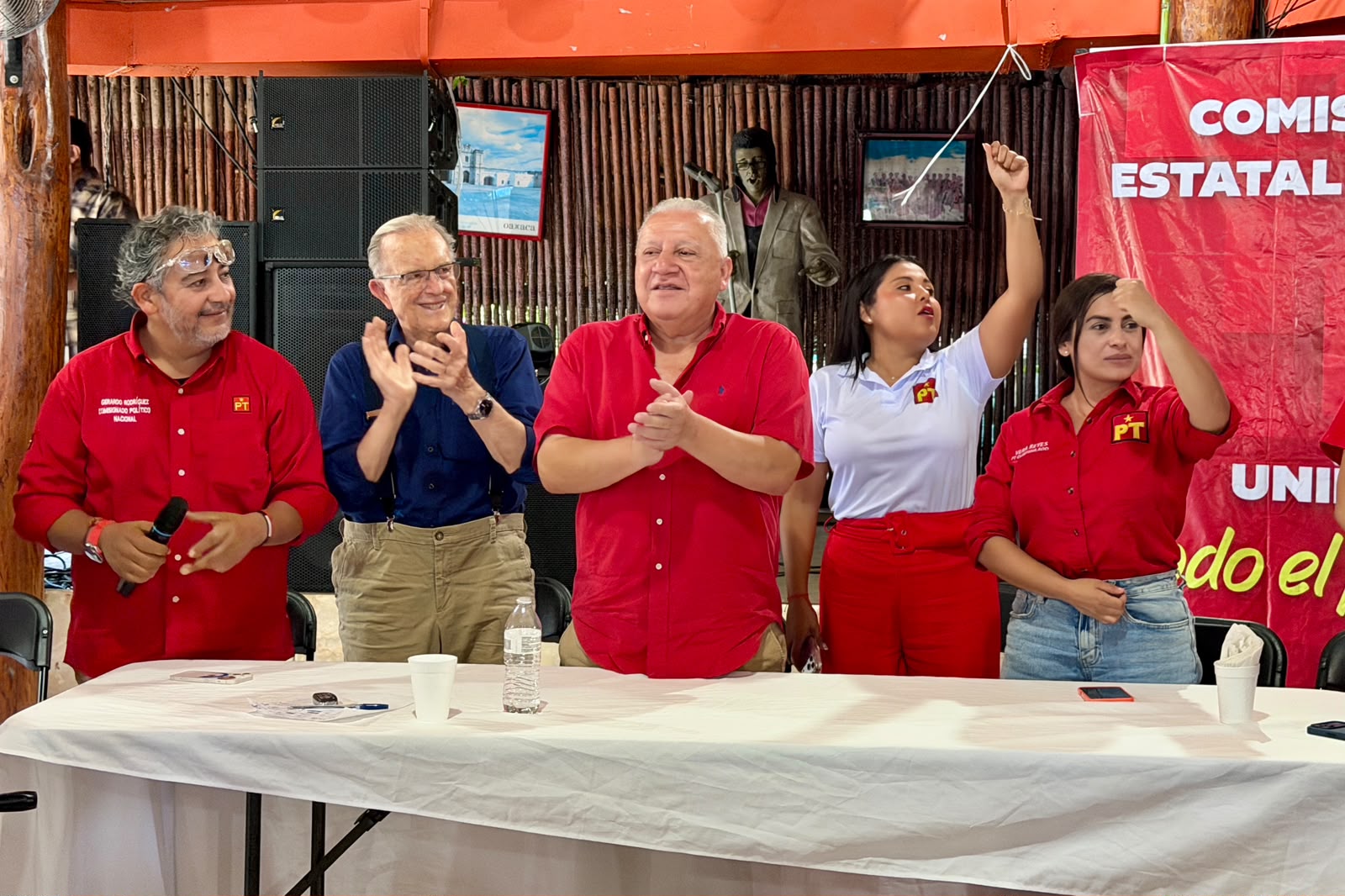 Rafa Marín fortalece diálogo y unidad con el PT
