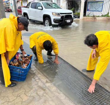 Operativo Tormenta en Isla Mujeres activa acciones ante fuertes lluvias