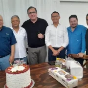 Rafa Marín reapareció públicamente durante reunión política